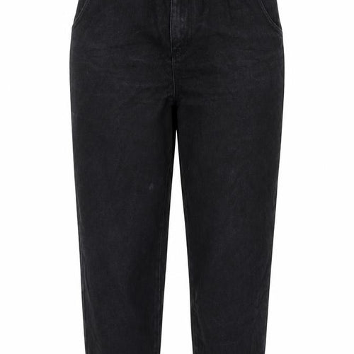 FOREVER 21 Womens Black Cotton Mom Jeans Size 30 in L25 in Regular Button