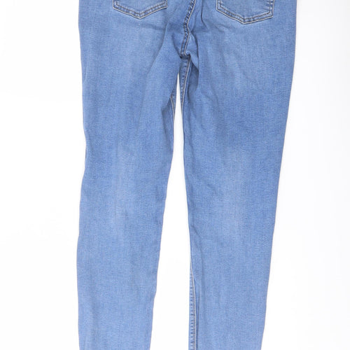 Denim & Co. Womens Blue Cotton Skinny Jeans Size 18 L30 in Regular Button