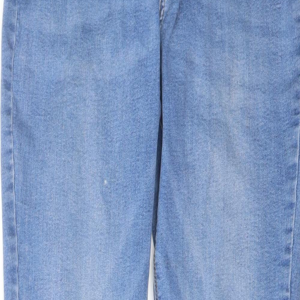 Denim & Co. Womens Blue Cotton Skinny Jeans Size 18 L30 in Regular Button