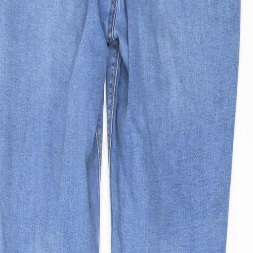 Denim & Co. Womens Blue Cotton Skinny Jeans Size 18 L30 in Regular Button