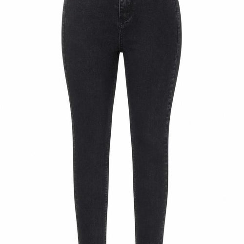 Boohoo Womens Black Cotton Jegging Jeans Size 6 L28 in Regular Button