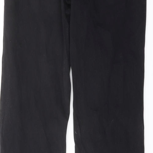 Westbury Mens Black Cotton Straight Jeans Size 32 in L32 in Regular Button