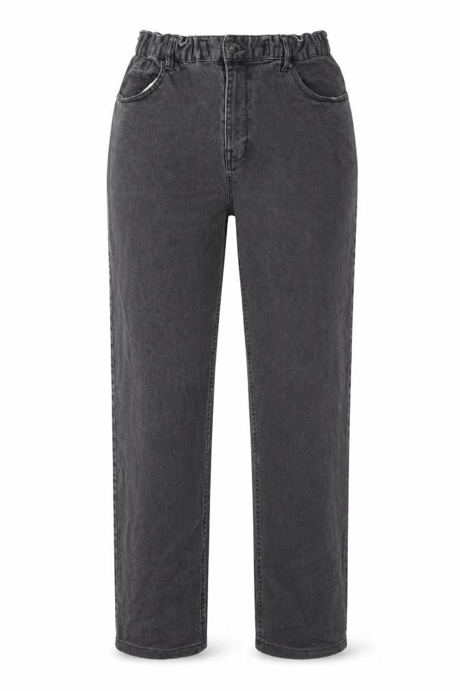 TU Womens Grey Cotton Straight Jeans Size 38 in L34 in Regular Zip