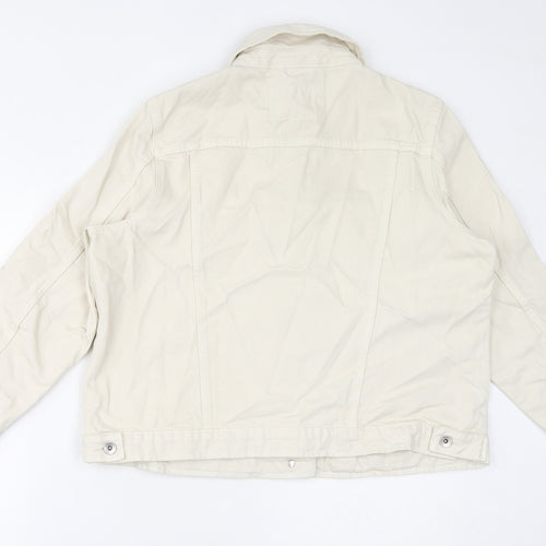 Marks and Spencer Womens Ivory Jacket Size 16 Button