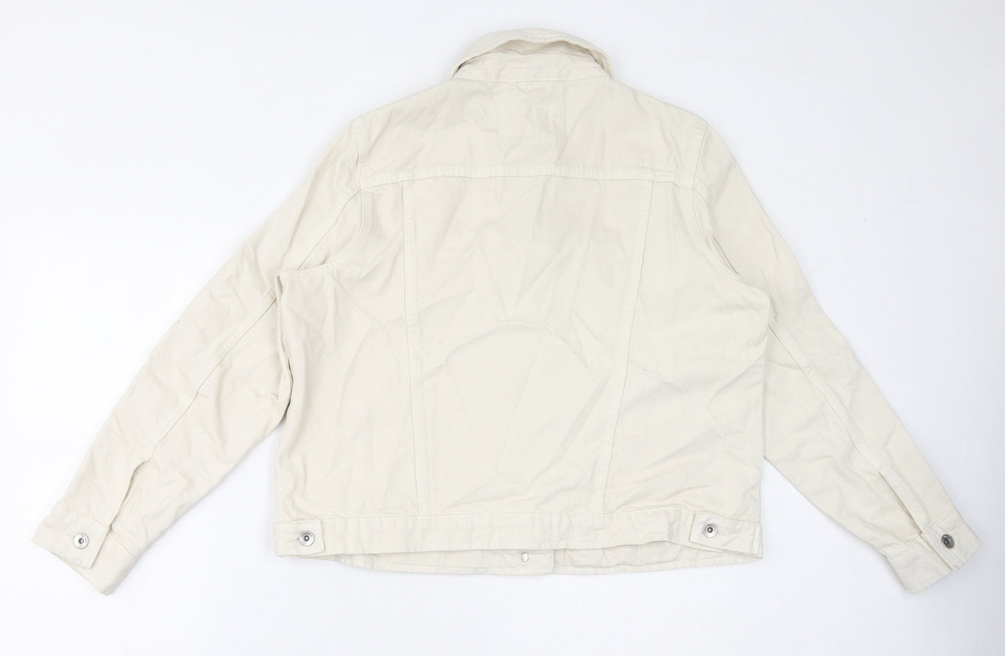 Marks and Spencer Womens Ivory Jacket Size 16 Button