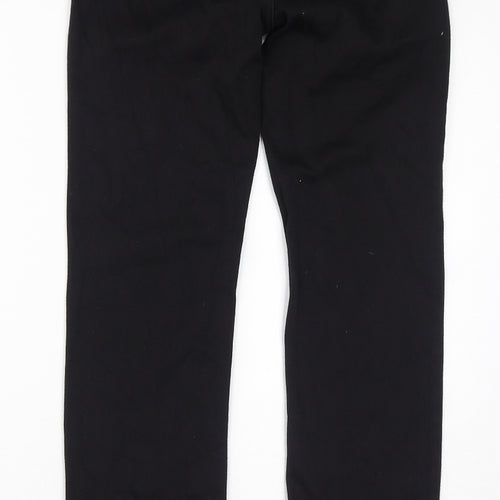 Marks and Spencer Womens Black Cotton Skinny Jeans Size 8 L29 in Regular Zip - Gem Embellishments
