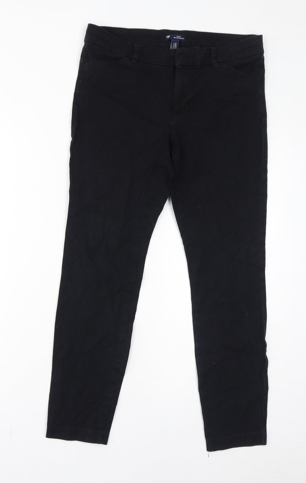 Gap Womens Black Cotton Skinny Jeans Size 6 L27 in Regular Zip