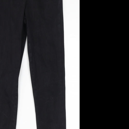 Denim & Co. Womens Black Cotton Jegging Jeans Size 10 L31 in Regular Zip