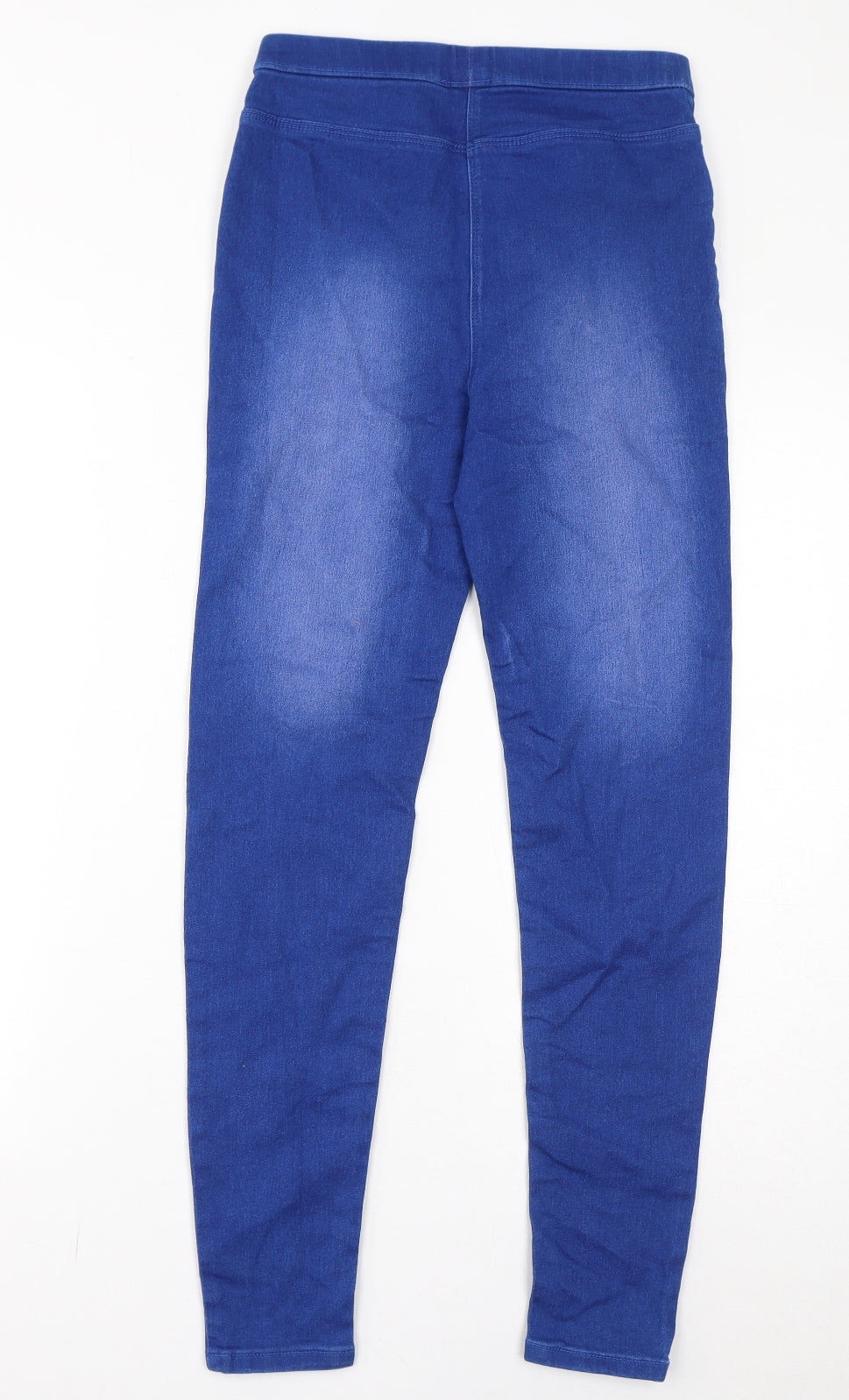 George Girls Blue Cotton Jegging Jeans Size 13-14 Years L27 in Regular Pullover