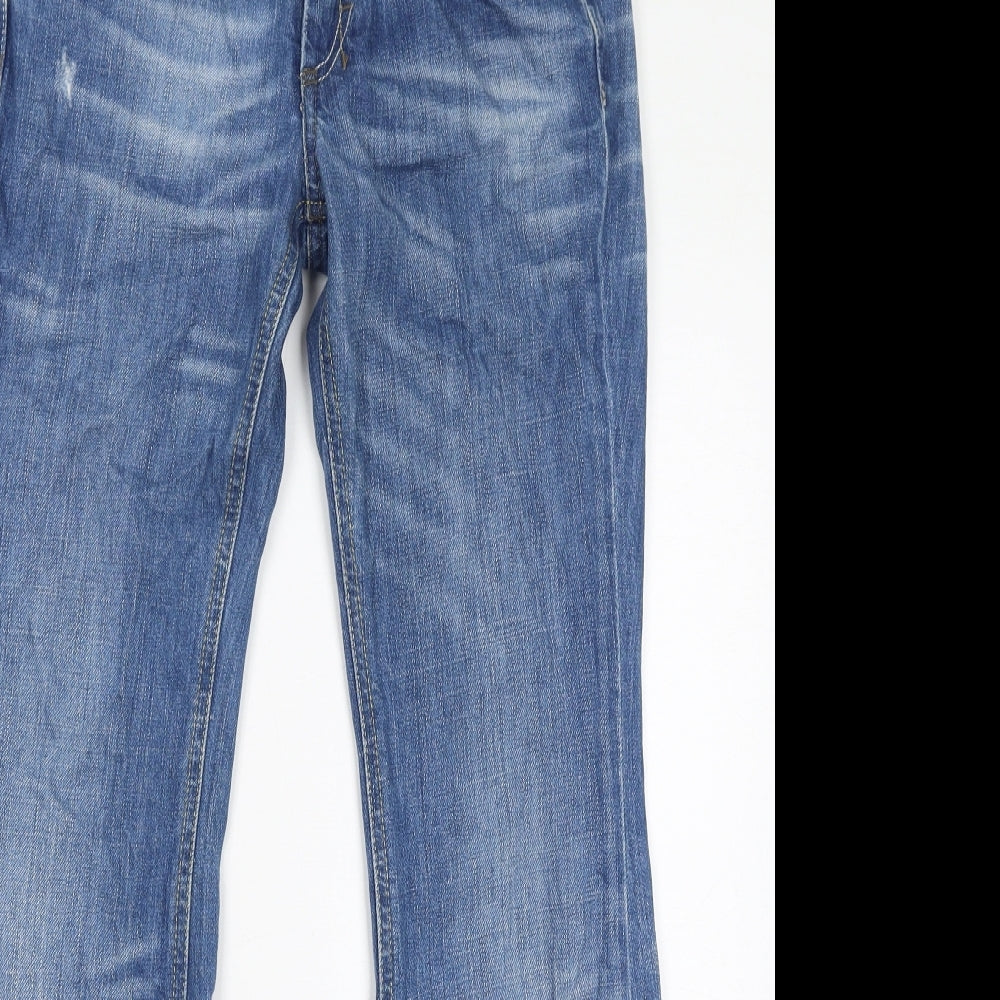 Diesel Womens Blue Cotton Bootcut Jeans Size 29 in L30 in Regular Zip