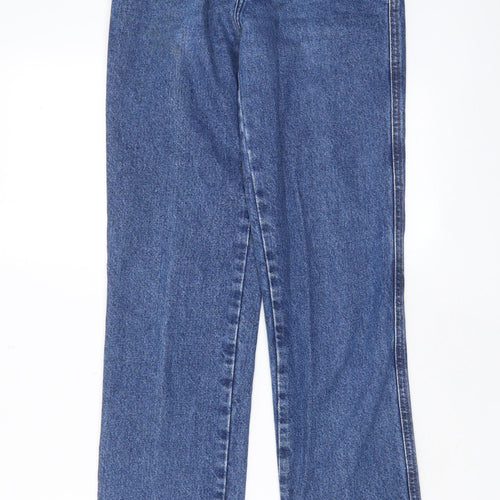 Rockies Womens Blue Cotton Straight Jeans Size 25 in L33 in Regular Zip - Pockets