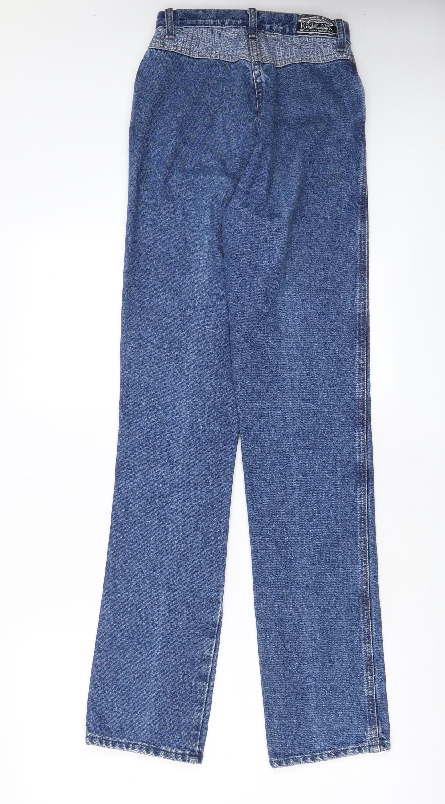 Rockies Womens Blue Cotton Straight Jeans Size 25 in L33 in Regular Zip - Pockets