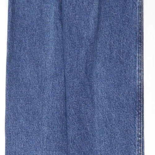 Rockies Womens Blue Cotton Straight Jeans Size 25 in L33 in Regular Zip - Pockets