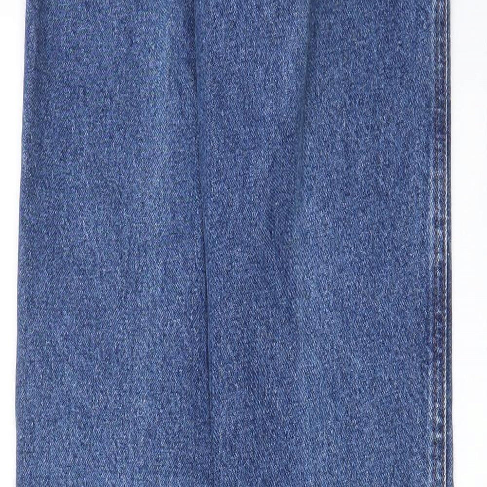 Rockies Womens Blue Cotton Straight Jeans Size 25 in L33 in Regular Zip - Pockets