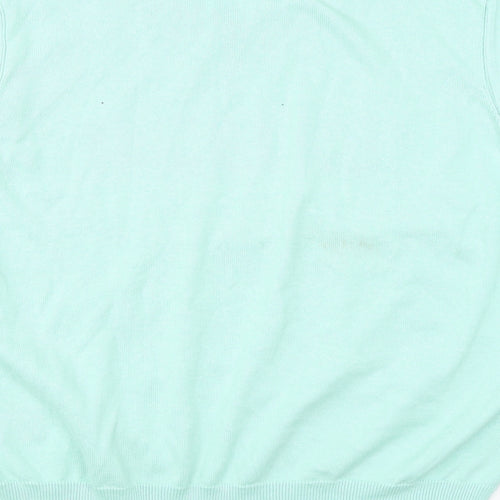 Red Herring Womens Green Round Neck Acrylic Pullover Jumper Size 18 - Dreamer