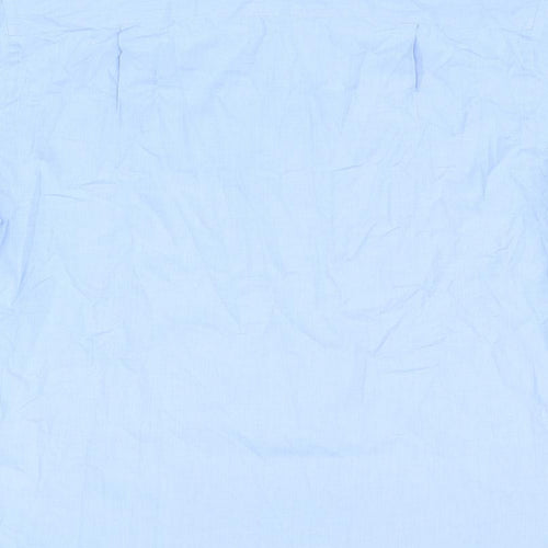 Jack Reid Mens Blue Polyester Button-Up Size 39 Collared Button