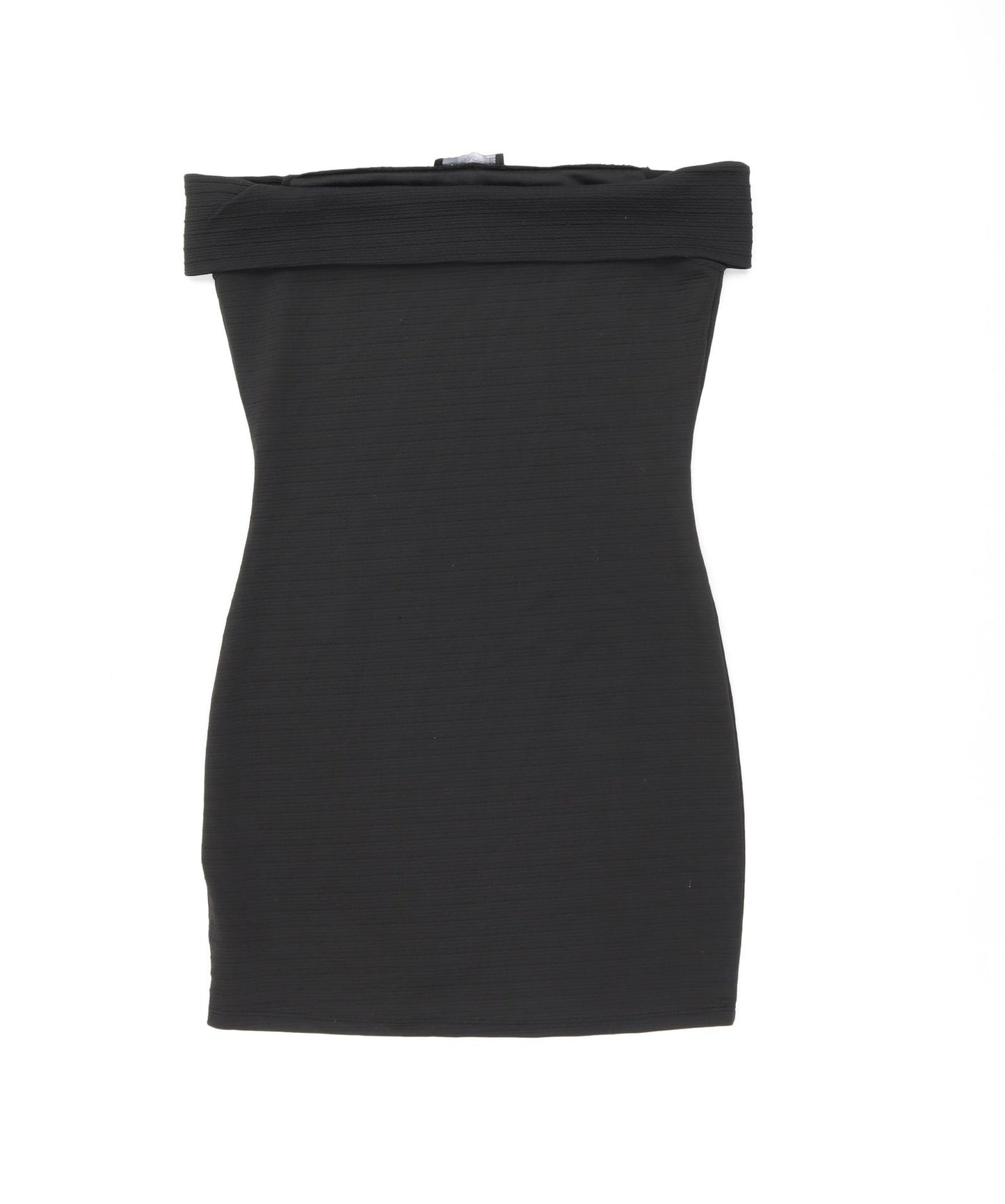 Mango Womens Black Polyester Mini Size M Off the Shoulder Pullover