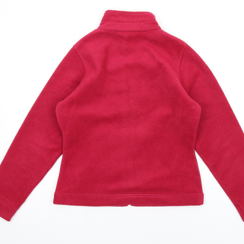 Monsoon Womens Pink Jacket Size 12 Zip