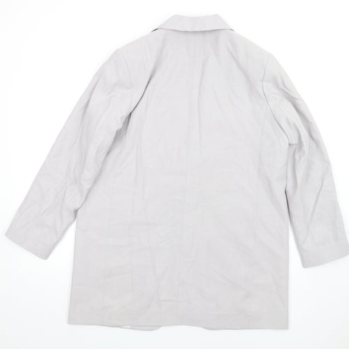 H&M Mens Grey Jacket Blazer Size M Button