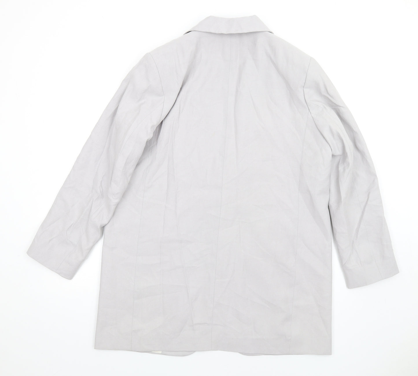 H&M Mens Grey Jacket Blazer Size M Button