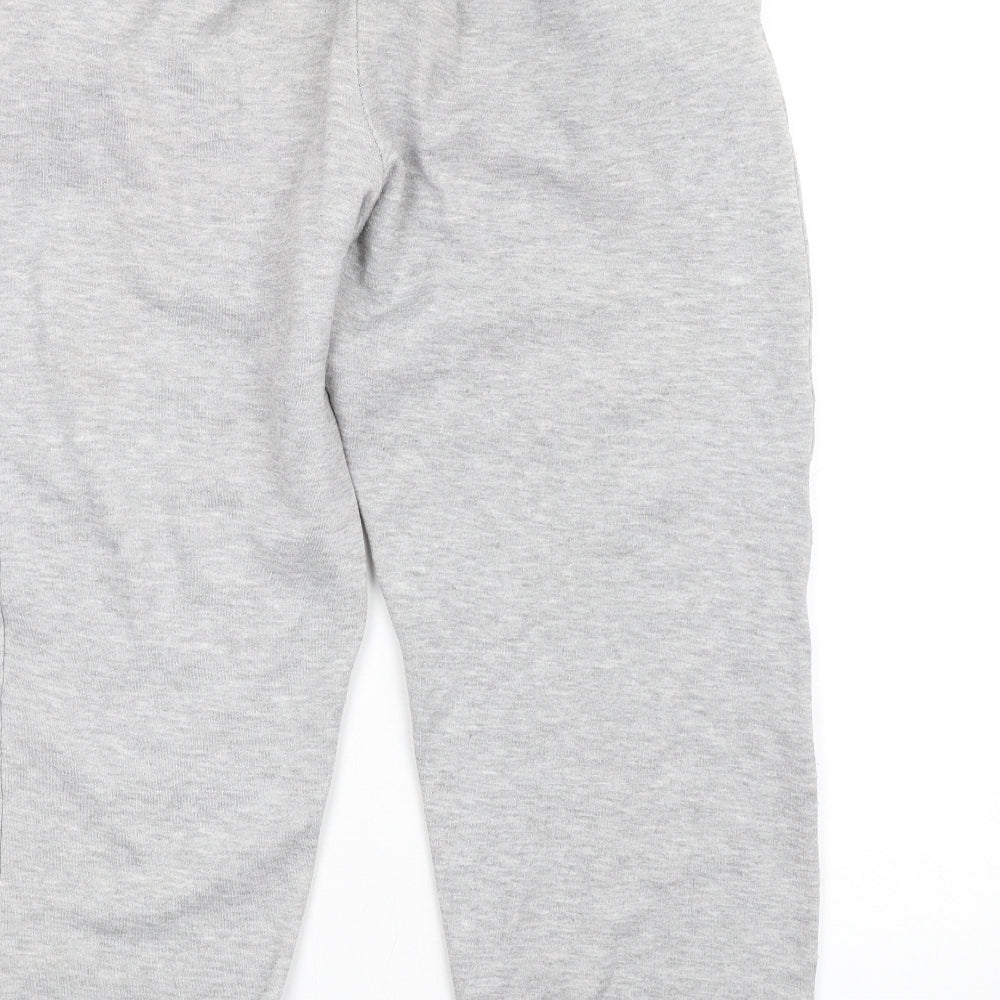 Donnay Mens Grey Cotton Jogger Trousers Size M L28 in Regular Drawstring
