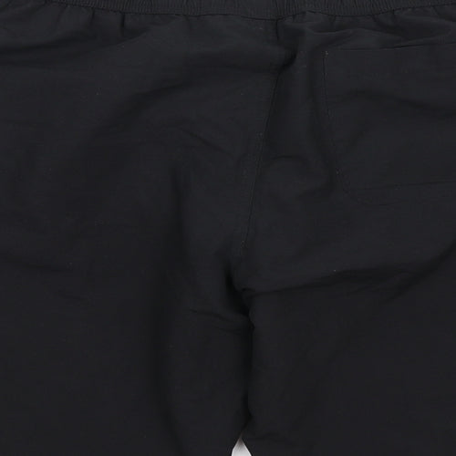 ASOS Mens Black Polyester Sweat Shorts Size L L11 in Regular Drawstring - Swim Shorts