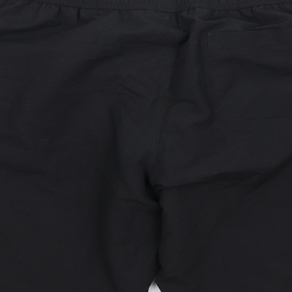 ASOS Mens Black Polyester Sweat Shorts Size L L11 in Regular Drawstring - Swim Shorts