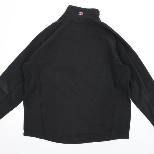 Berghaus Mens Black Jacket Size XL Zip - Logo