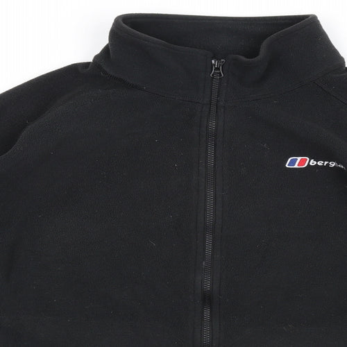 Berghaus Mens Black Jacket Size XL Zip - Logo