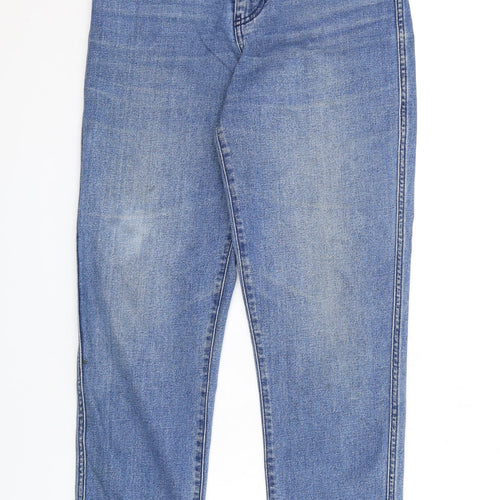 Lee Cooper Womens Blue Cotton Mom Jeans Size 30 in L31 in Regular Zip