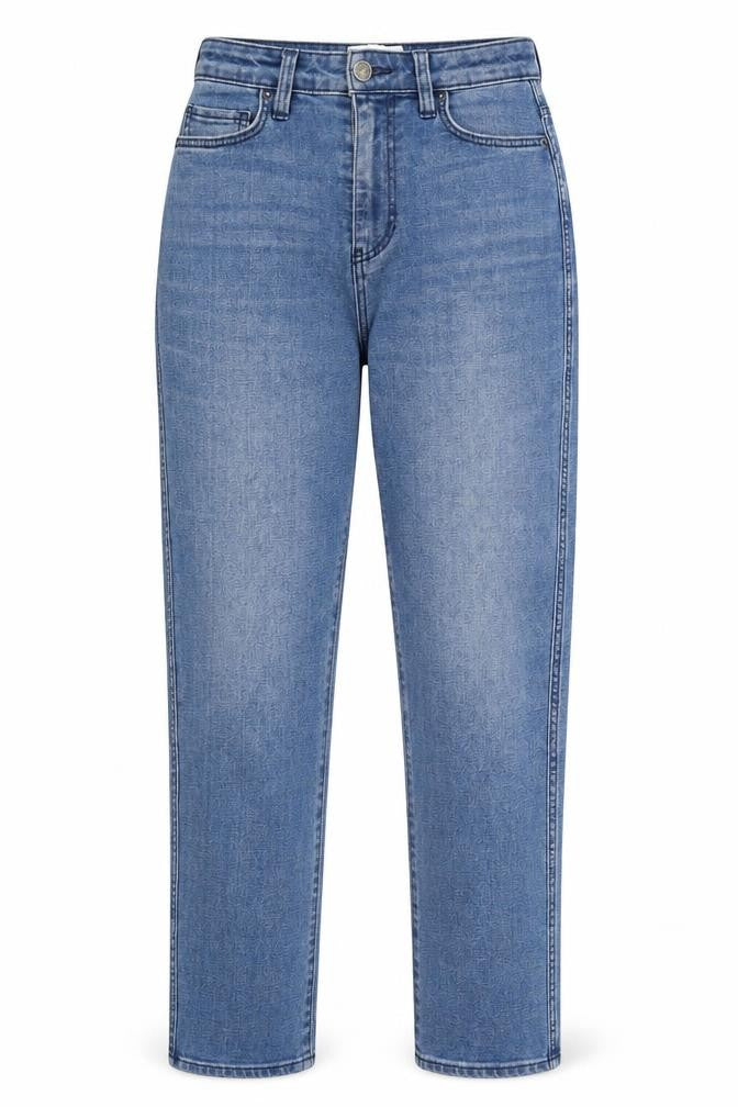 Lee Cooper Womens Blue Cotton Mom Jeans Size 30 in L31 in Regular Zip