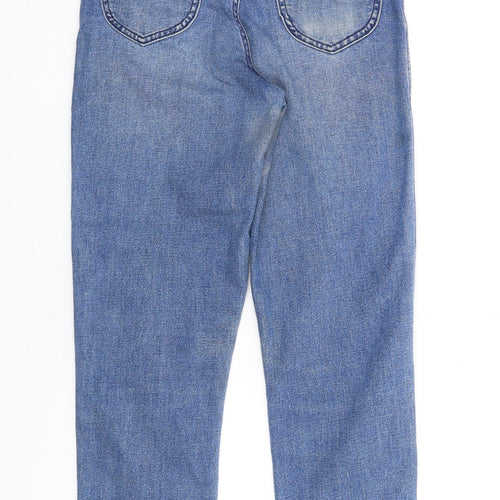 Lee Cooper Womens Blue Cotton Mom Jeans Size 30 in L31 in Regular Zip
