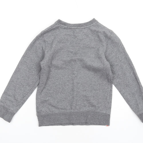 LEGO Boys Grey Polyester Pullover Sweatshirt Size 6-7 Years Pullover