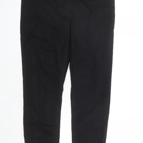 Marks and Spencer Womens Black Cotton Jegging Jeans Size 10 L27 in Regular - Stretch