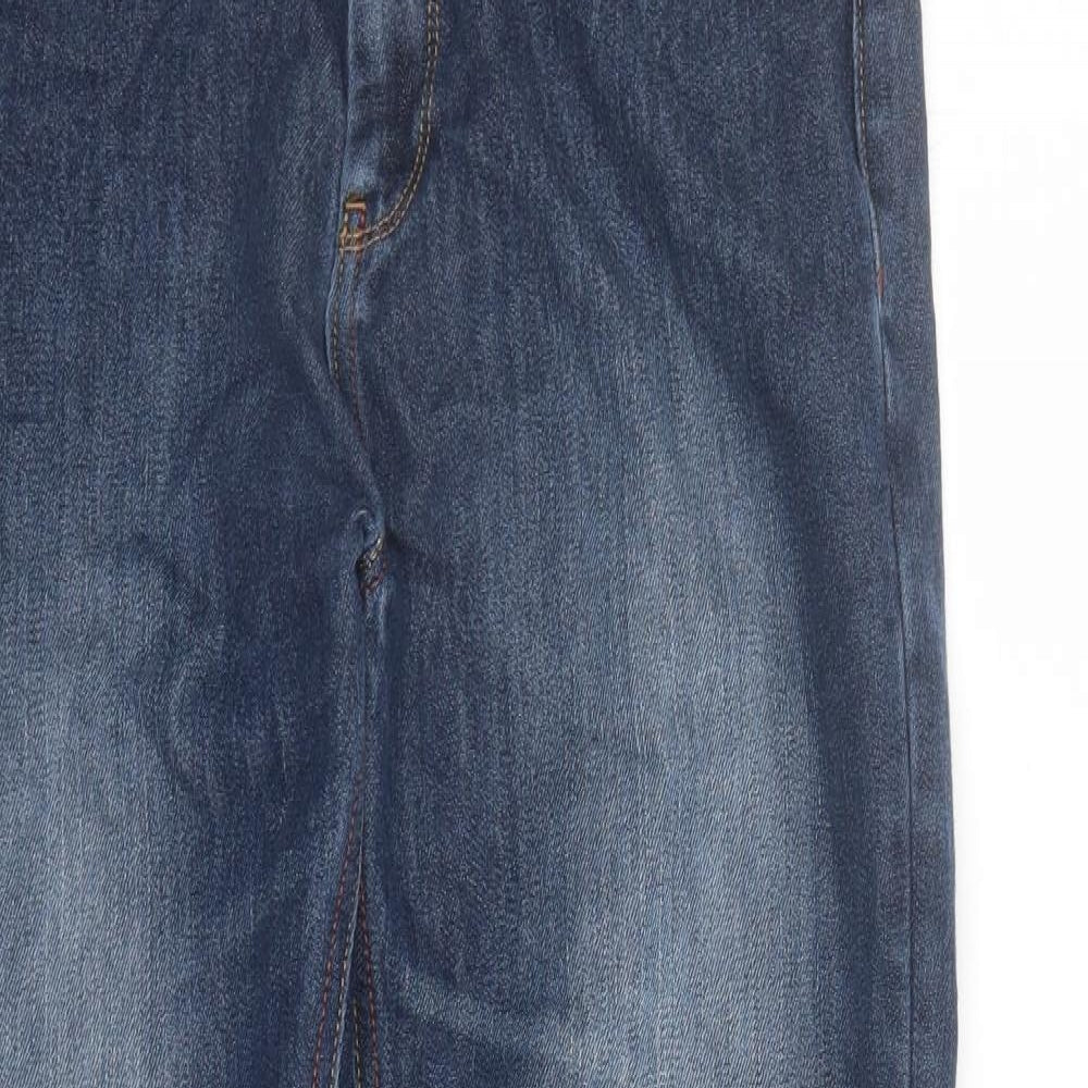 NEXT Boys Blue Cotton Straight Jeans Size 15 Years L29 in Regular Zip