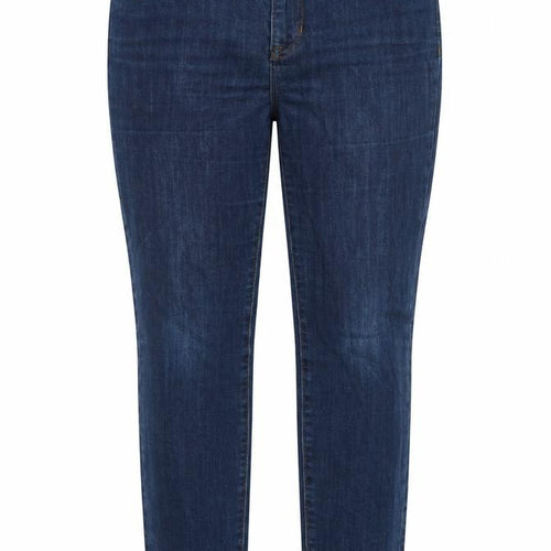 Gap Womens Blue Cotton Straight Jeans Size 14 L26 in Regular Zip