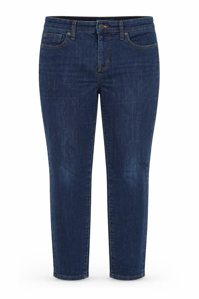 Gap Womens Blue Cotton Straight Jeans Size 14 L26 in Regular Zip