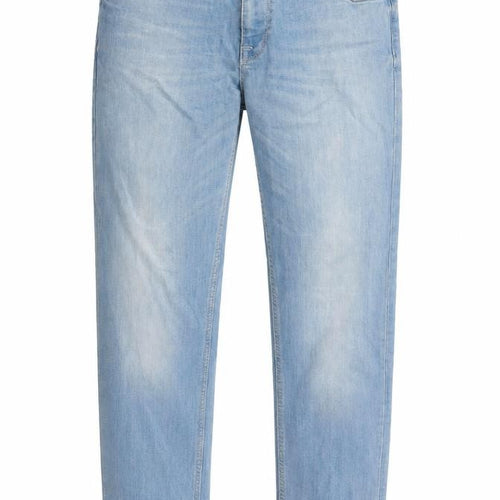 ASOS Mens Blue Cotton Straight Jeans Size 32 in L33 in Regular Zip