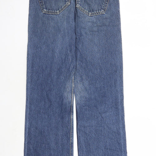 Gap Mens Blue Cotton Bootcut Jeans Size 30 in L32 in Regular Zip