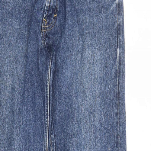 Gap Mens Blue Cotton Bootcut Jeans Size 30 in L32 in Regular Zip