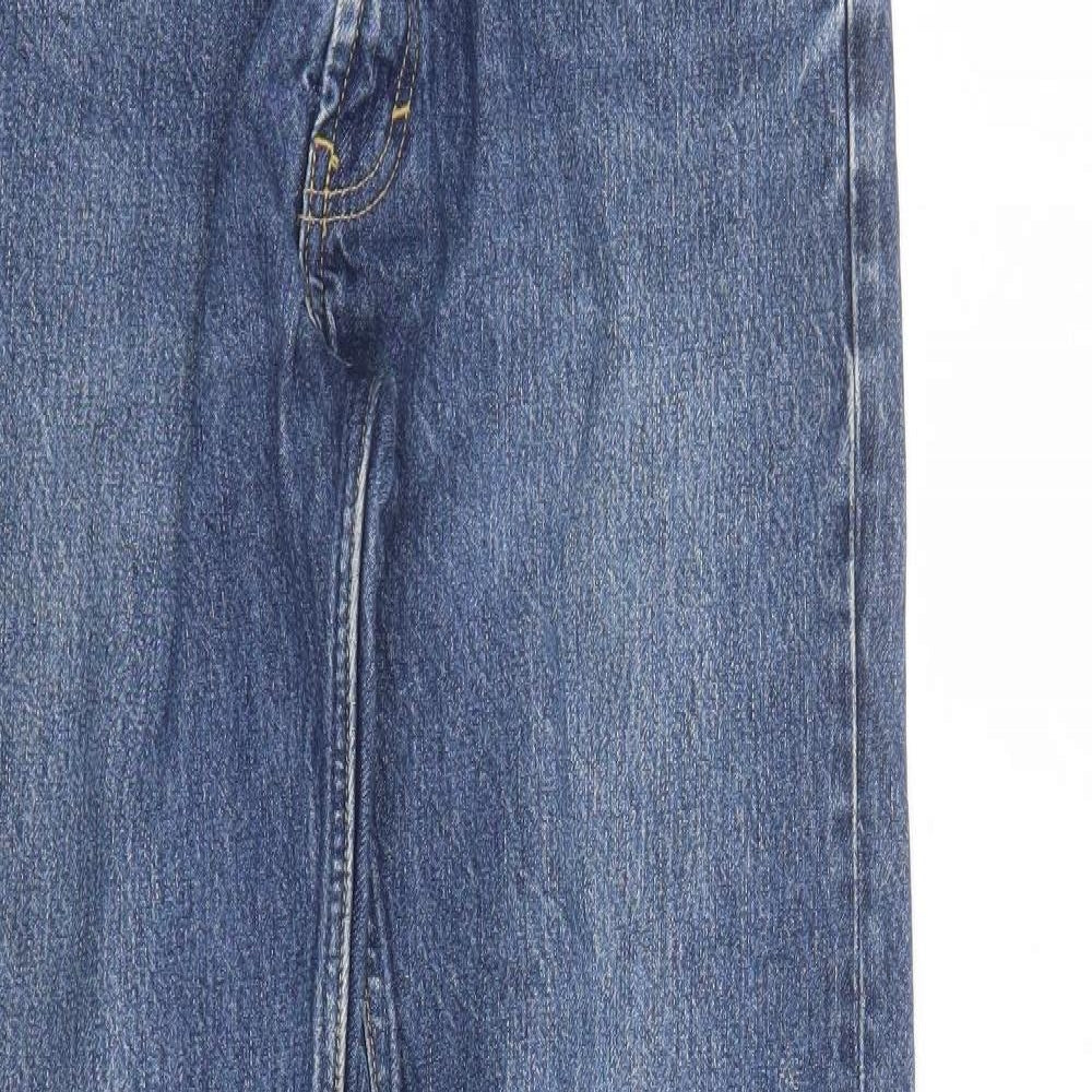 Gap Mens Blue Cotton Bootcut Jeans Size 30 in L32 in Regular Zip