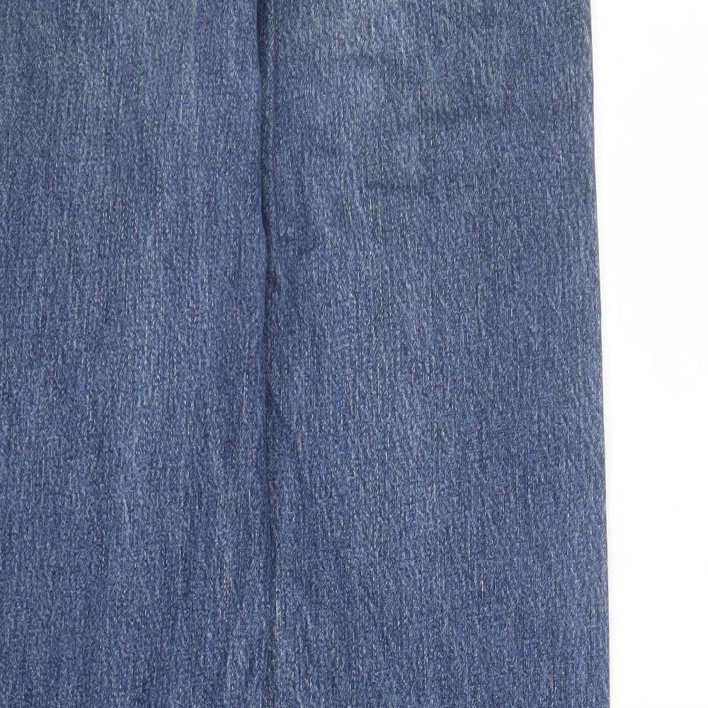 Gap Mens Blue Cotton Bootcut Jeans Size 30 in L32 in Regular Zip