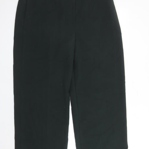 Marks and Spencer Womens Green Polyester Dress Pants Trousers Size 20 L30 in Regular Zip