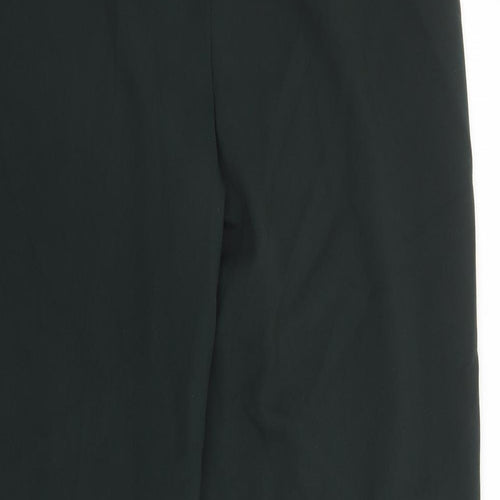 Marks and Spencer Womens Green Polyester Dress Pants Trousers Size 20 L30 in Regular Zip