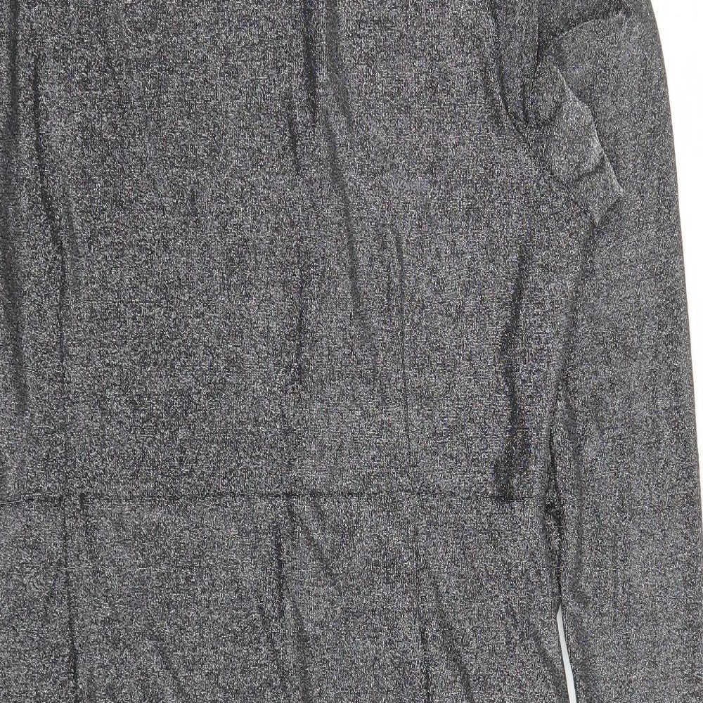 Marks and Spencer Womens Silver Polyamide A-Line Size 20 Round Neck Pullover