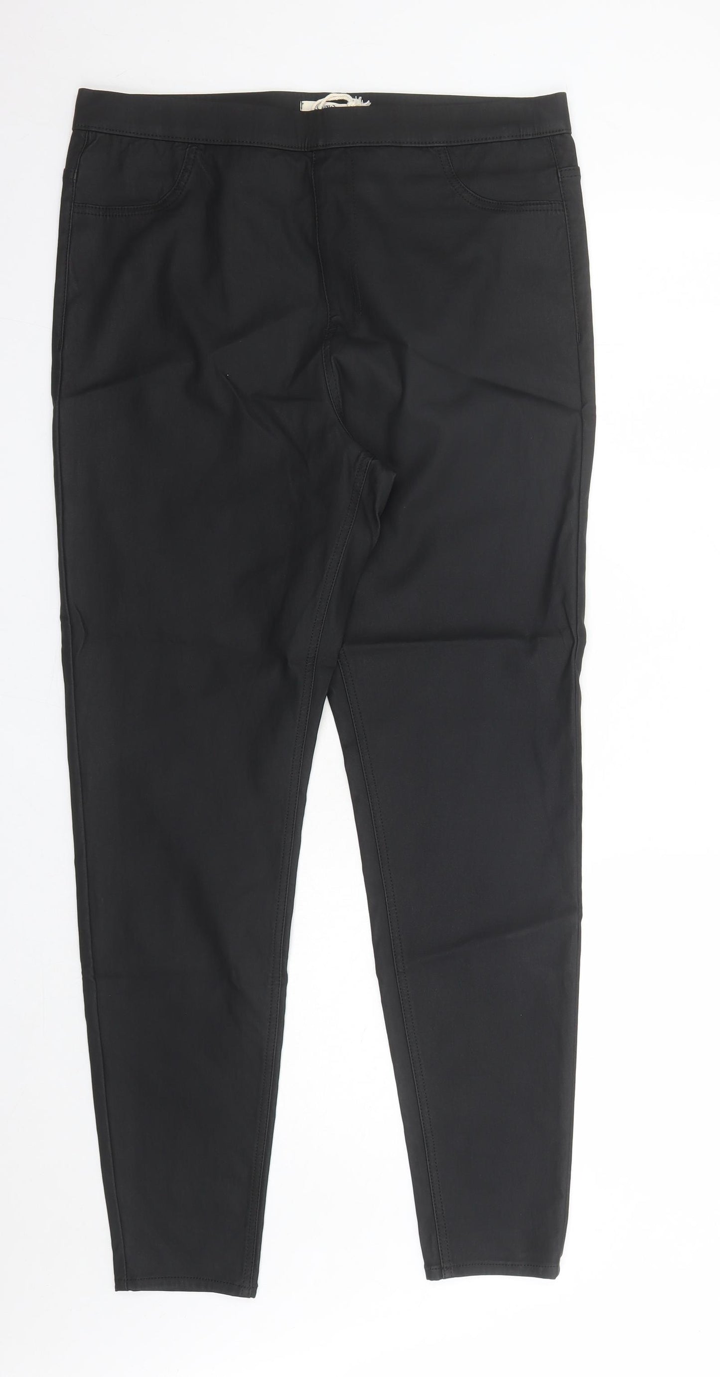Marks and Spencer Womens Black Viscose Jegging Leggings Size 16 L31 in