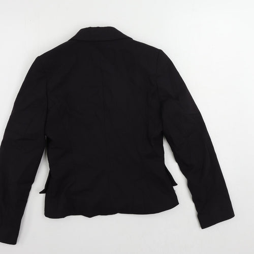 Bandolera Womens Blue Jacket Blazer Size 10 Button