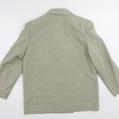 Accolade Womens Green Jacket Blazer Size 14 Button