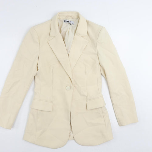 Boa Womens Beige Jacket Blazer Size S Button