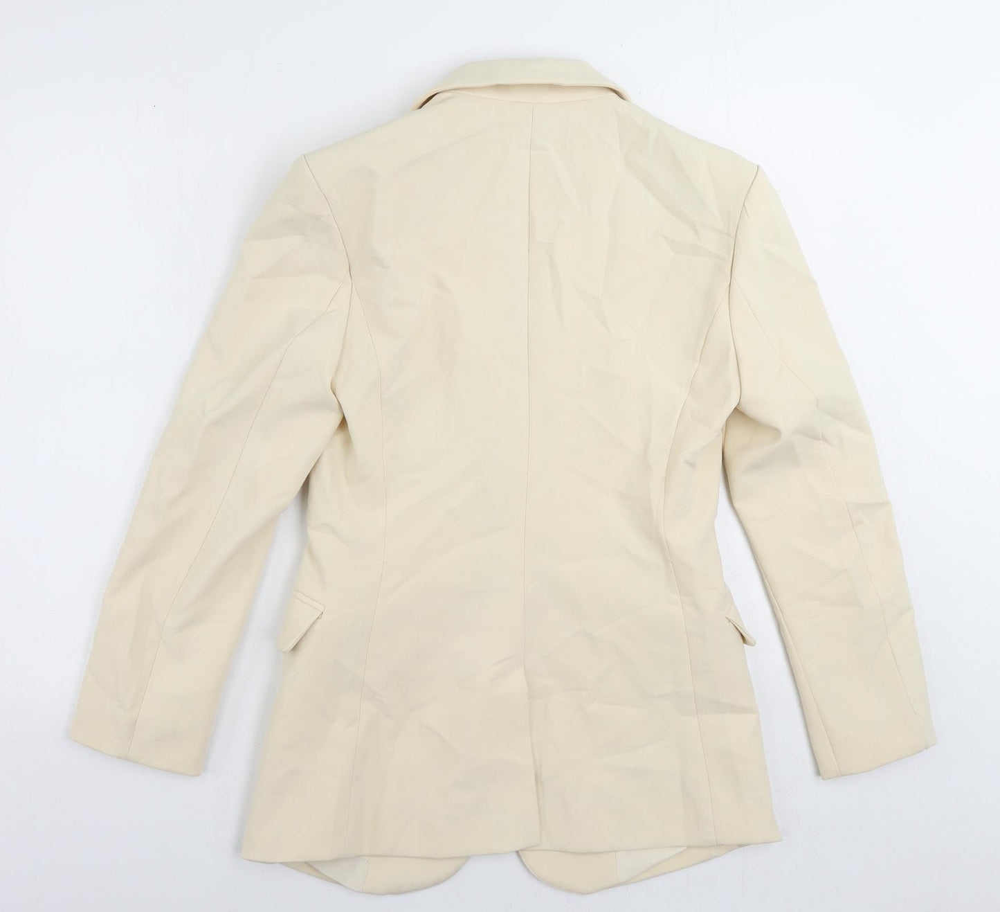 Boa Womens Beige Jacket Blazer Size S Button